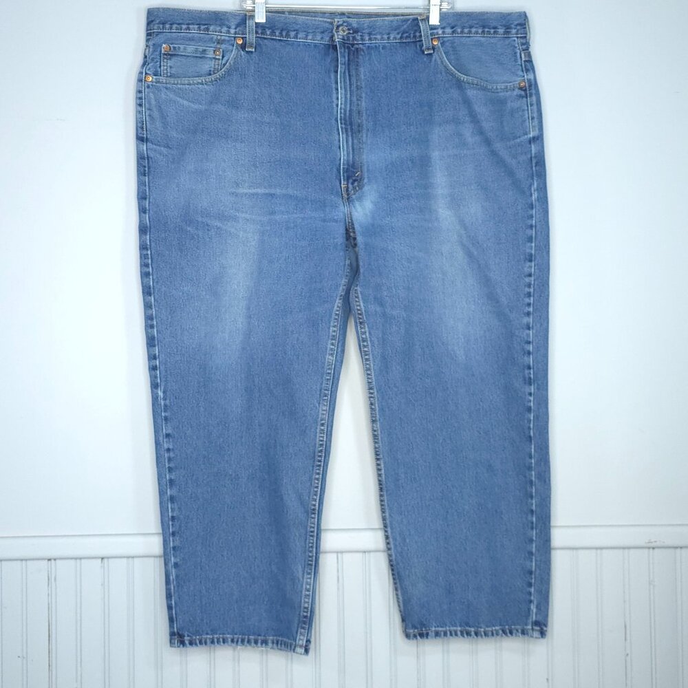 Levi Strauss 550 Blue Jeans 50x29 Indie Grunge Work Pants